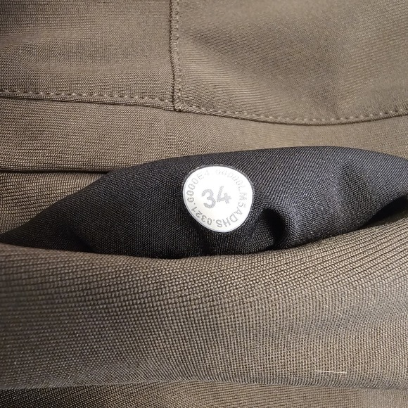 Lululemon Commission Mens Green Pants Size 34 Stretch Chino LM5ADHS - Picture 7 of 8